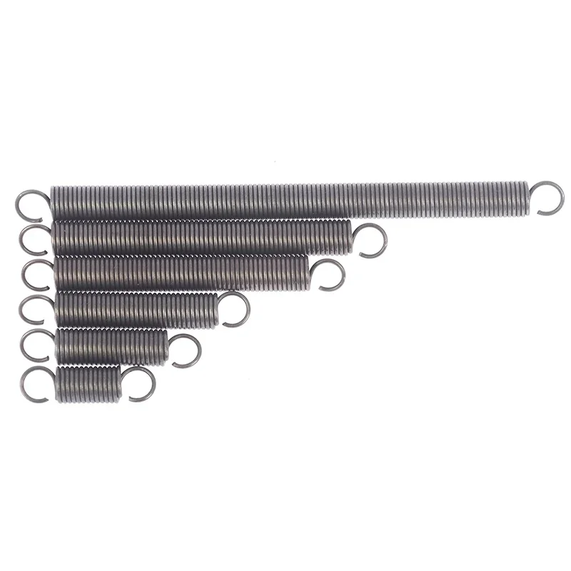 1Pc Extension Tension Spring Springs Steel Hook Expansion Spring Wire Dia 1.0mm