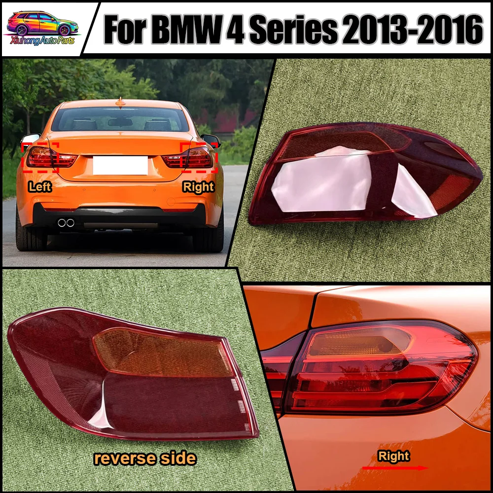 

Turn Signal Stop Light Mask Replace Original Lampshade 2013 2014-2016 For BMW 4 Series Outer Taillight Shell Tail Lamp Cover
