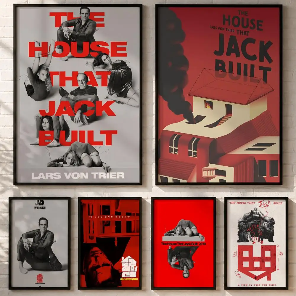 The House That Jack Built Poster HD poster wall art self-stick no-residue for home cafe office great gift