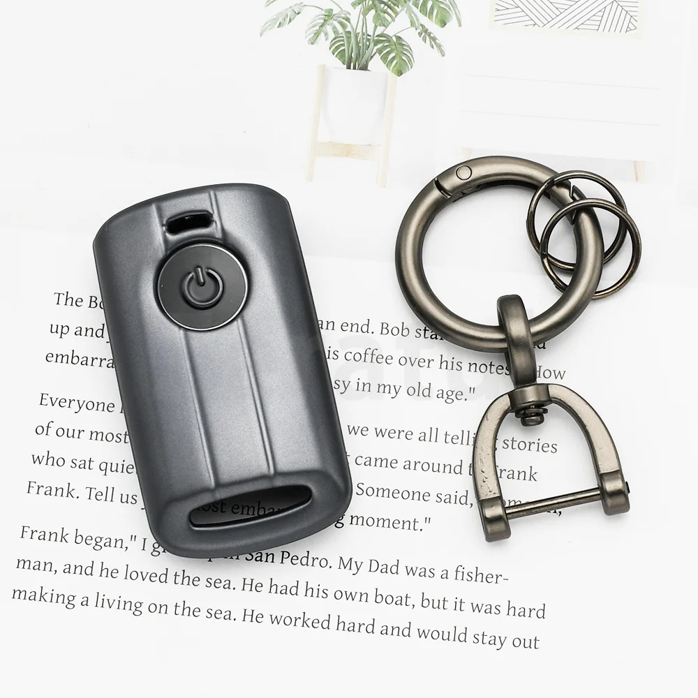 Shell Fob Keychain for Yamaha Xmax 250 300 400 Tech Max AX Aerox 155 Mvx 55 NVX155 XMAX300 QBIX AEROX JAUNS Car Key Cover Case