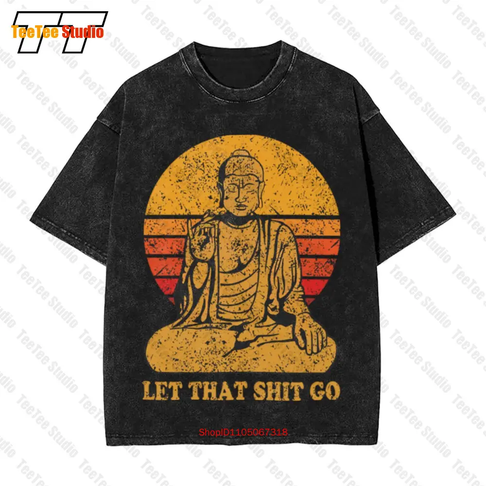 

Buddha Let That Go Vintage Oversized T-Shirt K3G4
