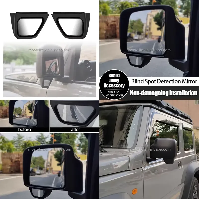 High Accuracy Universal Blind Spot Detection Mirror Adjustable Car Blind Spot Mirror For Jimny Accessories JB64 JB74