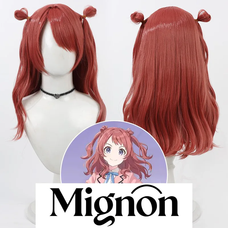 

Idolmaster Gakuin Hanami Saki парик для косплея интегрированная маленькая коса силиконовая коса головы подарок на Хэллоуин