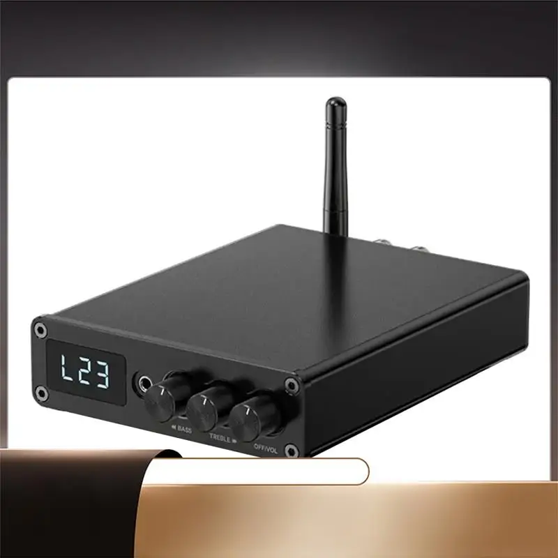 

Bluetooth 5.3 TPA3116D2 Усилитель мощности класса D 2X100 Вт Усилитель звука Микрофон USB Вход US PLUG-X64A