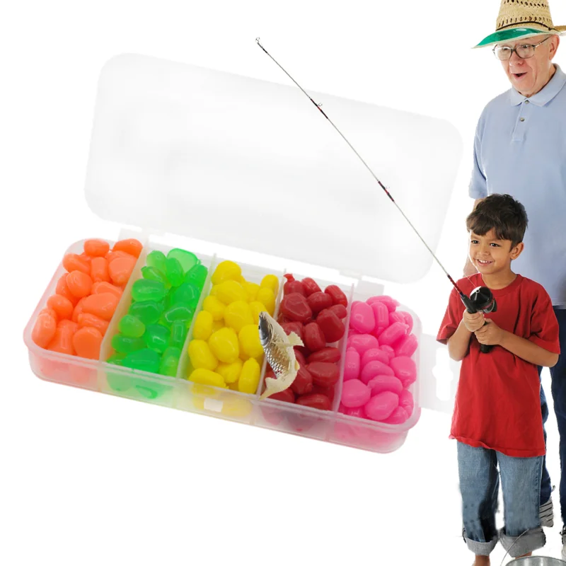 

Artificial Corn Lure 200pcs Fishing Lure Carp Lures 5 Colors Floating Carp Baits Simulation Carp Corn Baits Fishing Carp Baits