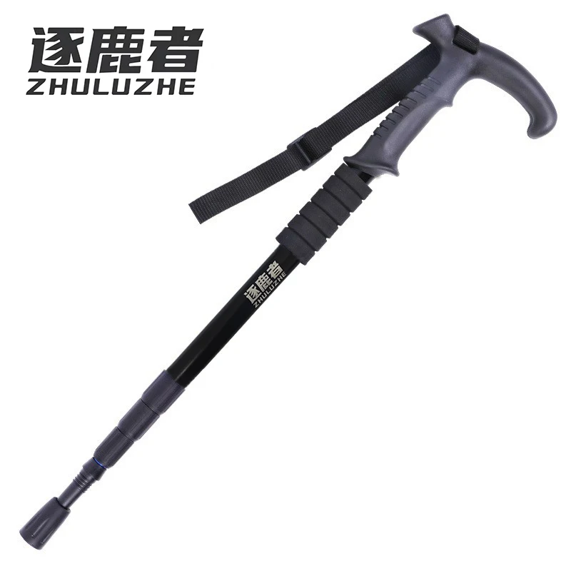 

Deer Chasers, Trekking Poles, Ultra-light Canes, Four-section Telescopic Crutches, Carbon Tungsten Steel Cane Tip