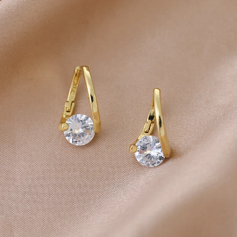 Ohrringe aus 925er-Sterlingsilber, glänzender Edelstein, Zirkon-Schmuck für Frauen, Hochzeit, exquisiter Schmuck, Verlobung, Mode, Geschenke, Party – Detail 1