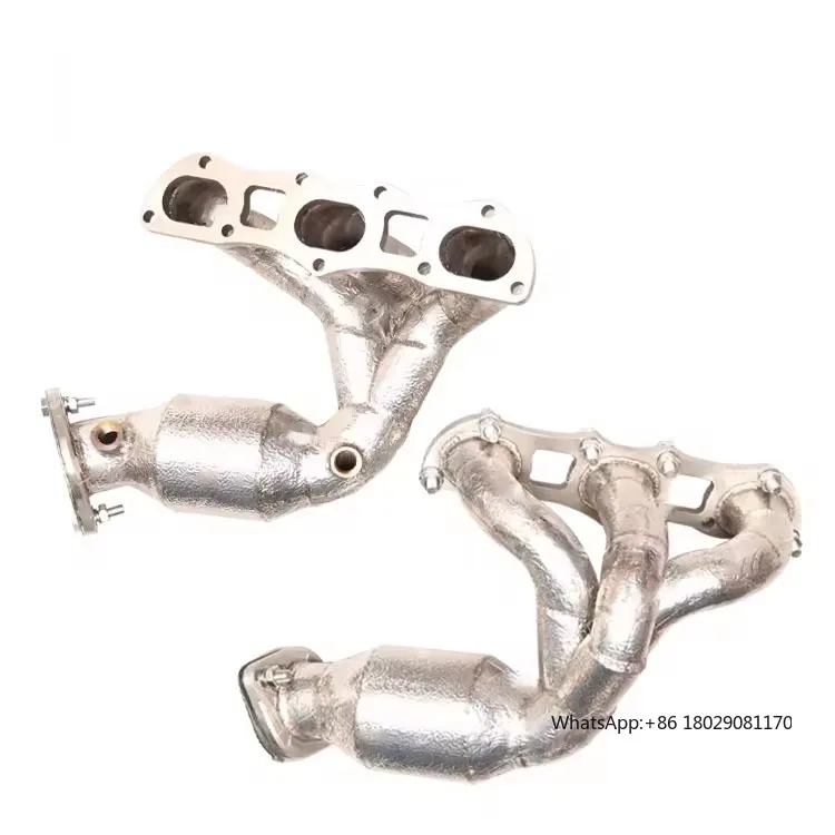 

Xinaote High Quality Stainless Steel Heat Shield 200Cells Catted Exhaust Manifold Headers for Porsche Cayman 981 2.7L