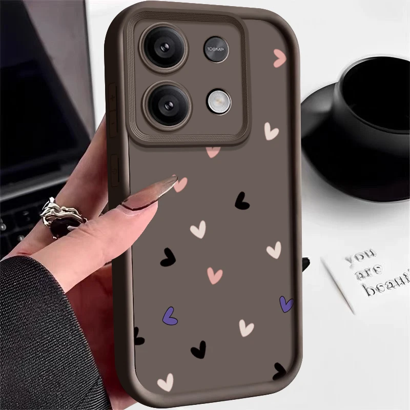Kleine Handyhülle mit Herzmuster für Xiaomi 17 Pro Max Poco X6 14T 13T Pro Redmi Note 17 15 13 14 4G 14 13 Pro Plus 5G – Detail 11
