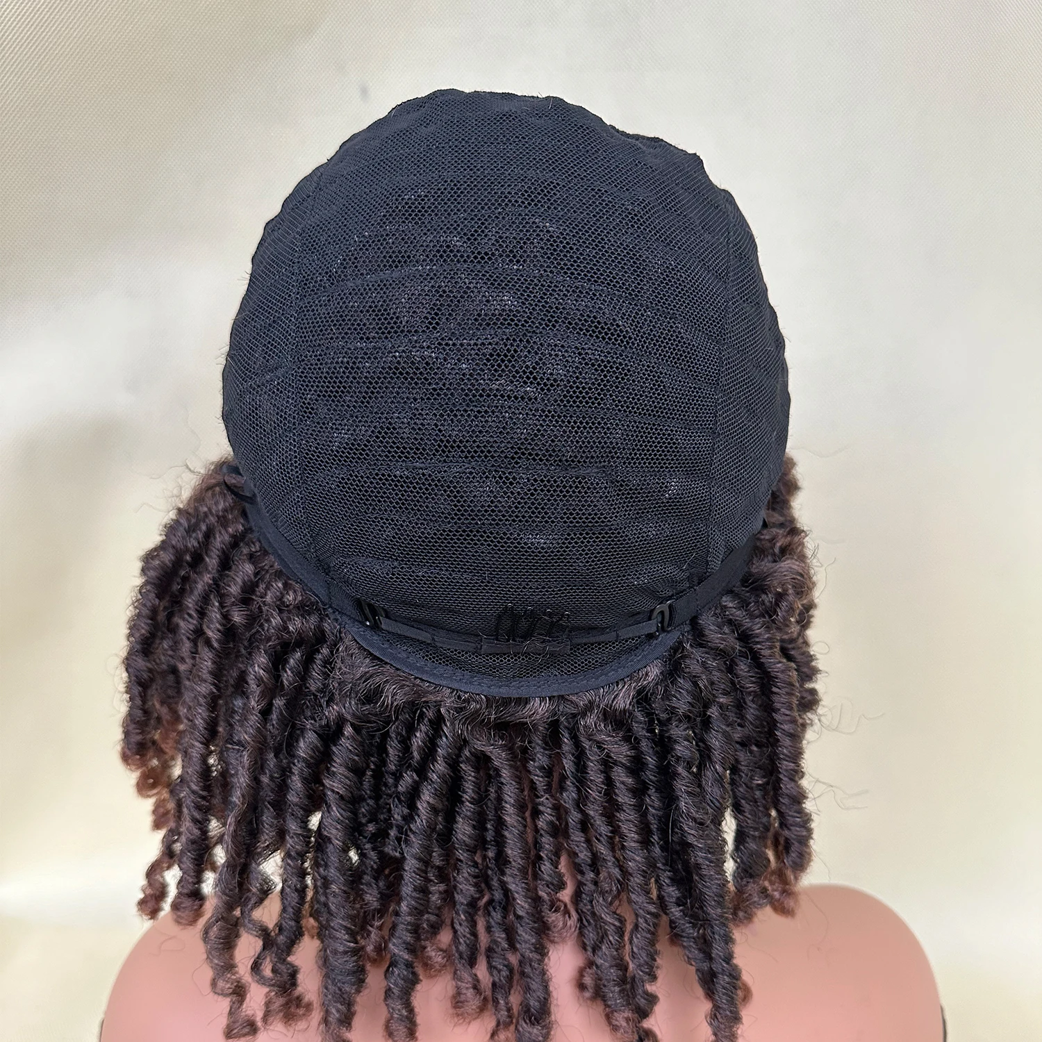 قصيرة الاصطناعية Dreadlock شعر مستعار الأفرو الكروشيه تويست خصلات الشعر المستعار للنساء السود مجعد الطبيعي لينة فو Locs شعر مستعار