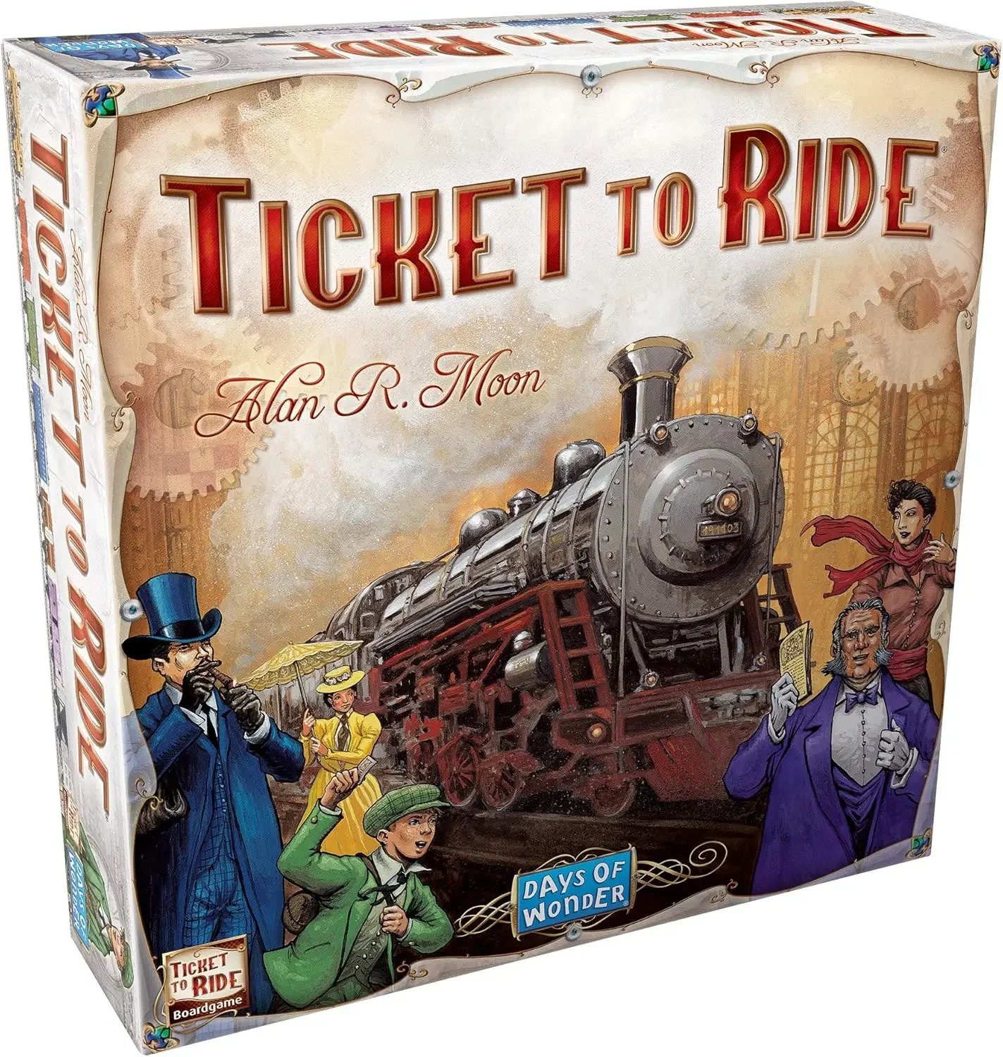 Juego de mesa Ticket to Ride-¡una aventura de tren de campo traviesa para amigos y familiares! Juego de estrategia para niños y adultos, mayores de 8 años