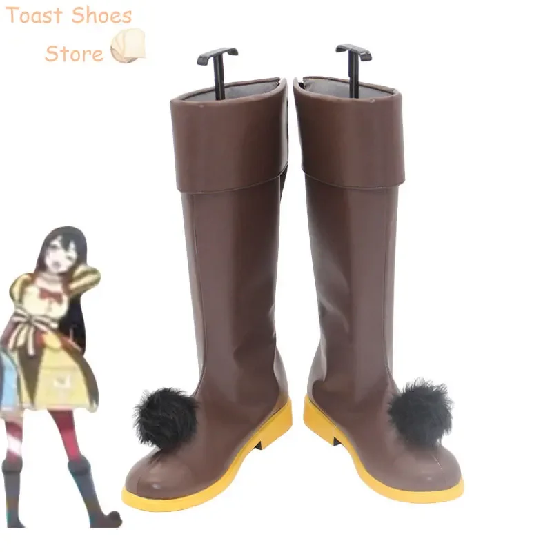 AZUNA Nakagawa Nana Cosplay Shoes Lovelive Nijigasaki High School Cosplay Prop PU Leather Shoe Halloween Boots Costume Prop