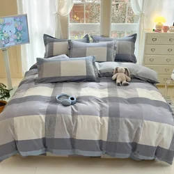 New All-cotton Quilt Cover Printed Sheet Cover Skin Friendly Soft Bedding160x210 220x240 for Double Use Duvet for Boys and Girls