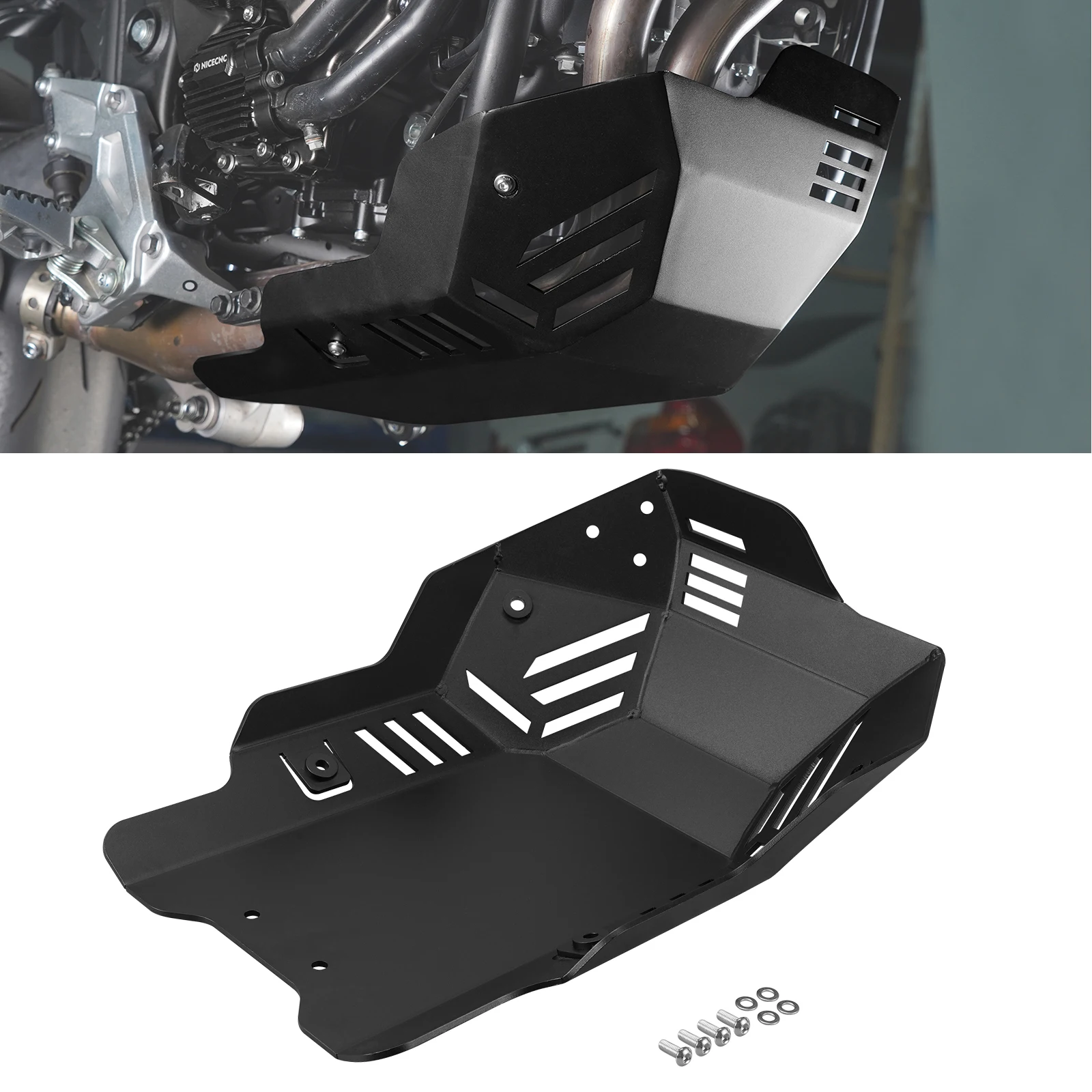 

NICECNC For Yamaha Tenere 700 2019-2021 Skid Plate Engine Chassis Protector For XTZ07 T700 Tenere 700 Rally Edition 2020-2021