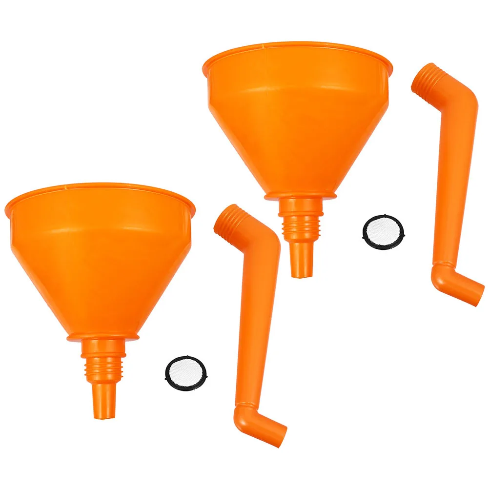 

2pcs Thickened Large Mouth Oil Funnel ABS Durable Wide Application Motorcycles Automotive Engine Refueling