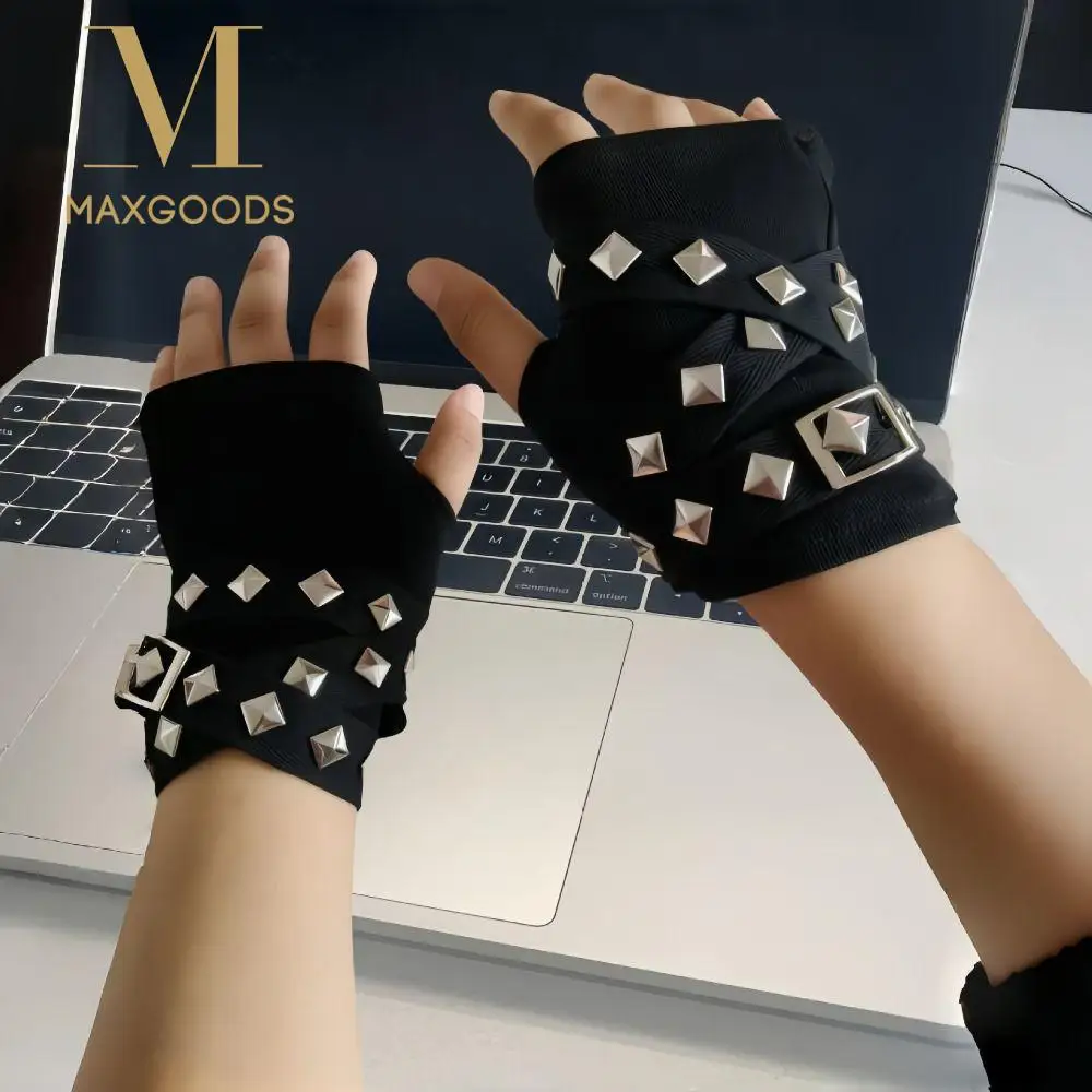 Punk Style Black Ri… - image