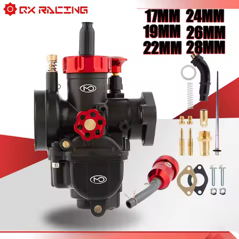 MO Carburetor PE17 19 22 24 26 28mm 2T 4T Engine PE Flange Motorcycle Carburetors For GY6 YAMAHA JOG SUZUKI HONDA Atv Pitbike