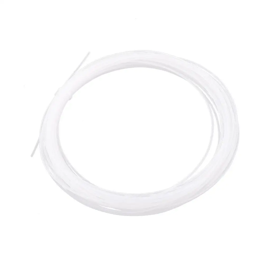 Raqueta de tenis de alta elasticidad, cuerda de 12m, hilo blanco, paquete de 3 a 6