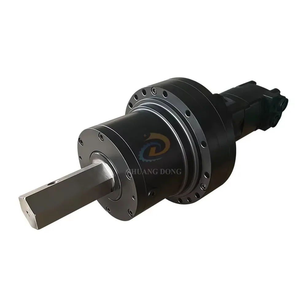 Compact Planetary Hydraulic Drive Power Head High Torque Output Drilling Rig Attachment for Skid Steer Loader