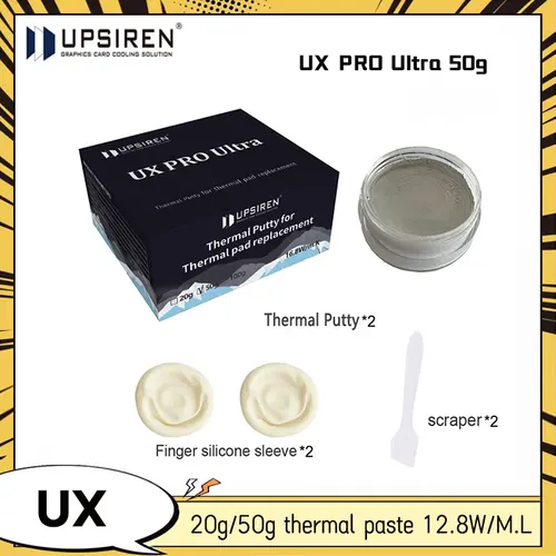 UPSIREN UX PRO Ultra16.8W/MK pasta térmica VGA GPU IC procesador refrigeración rápida disipación de calor pasta reemplazo masilla aislada