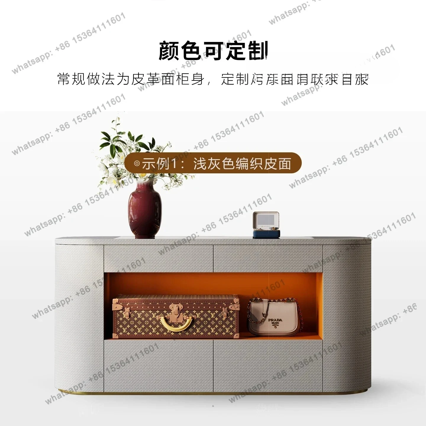 yj9 Light Luxury Floor-to-ceiling Jewelry Cabinet Luxury House Italian High-end Custom Storage Bedroom Nakajima