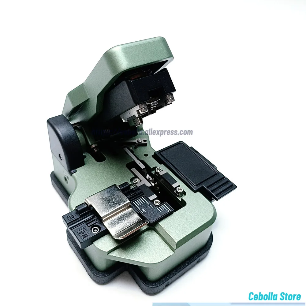 Fiber Optic Cleaver Original YT-58 Automatic Return Blade Design, Rotating 3-in-1 Fiber Clamp, Durable 26-Surface Cutting Blade