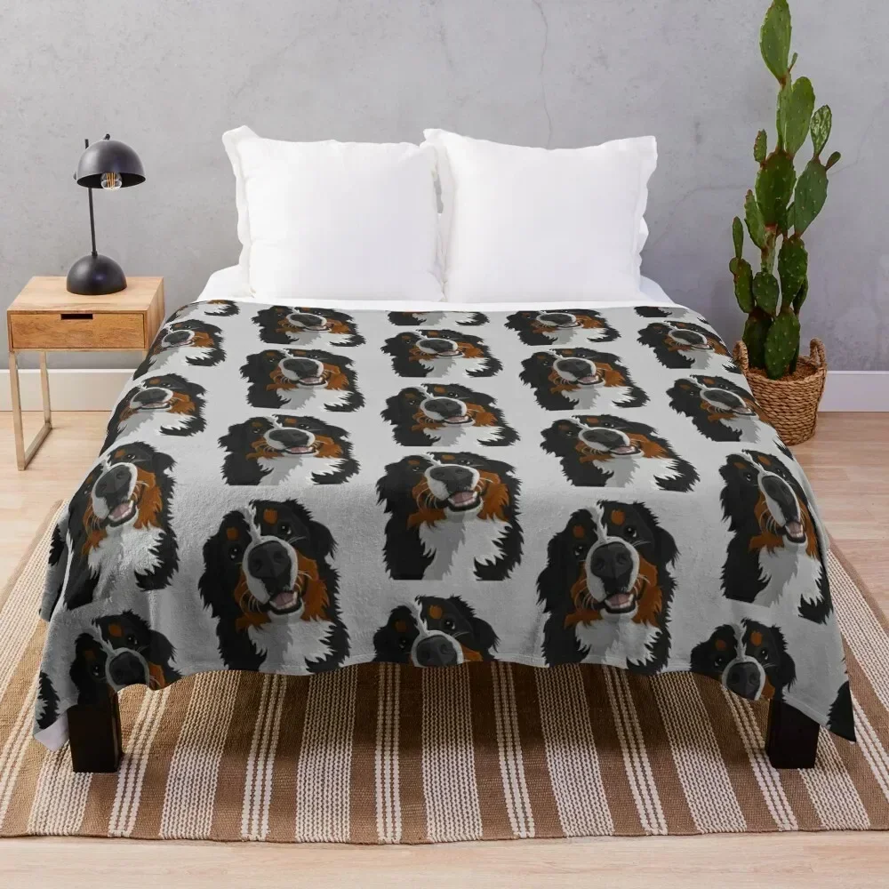 

Bernese Mountain Dog Throw Blanket