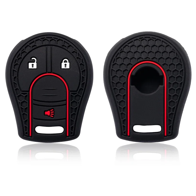 3 Buttons Remote Silicone Key Case Cover For Nissan March Tiida Altima Armada Cube Juke Maxima Pathfinder Rogue Sentra Versa