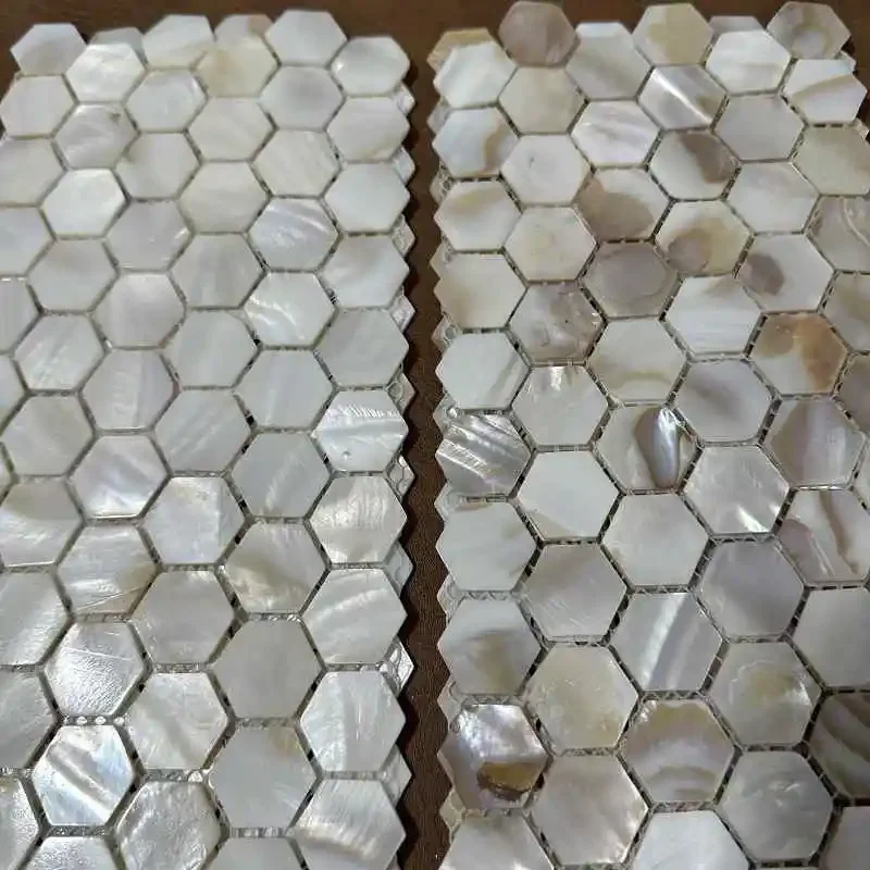 

Shell Mosaic Tile Natural White Mother of Pearl Wall Backsplash Bathroom Tiles fish scale sheet kitchen 118