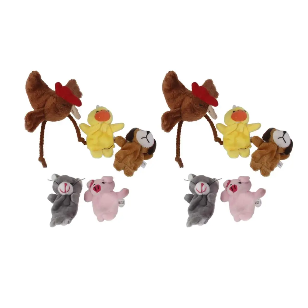 Set van 5 stuks vingerpoppetjes