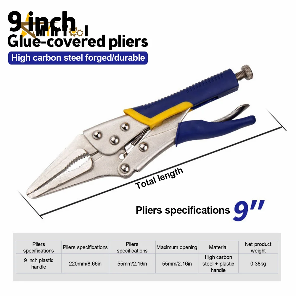 Pliers Lock Pliers Curved Jaw Pliers Straight Long Nose Pliers  Fix Plier Multi-function Welding  Hand Tools