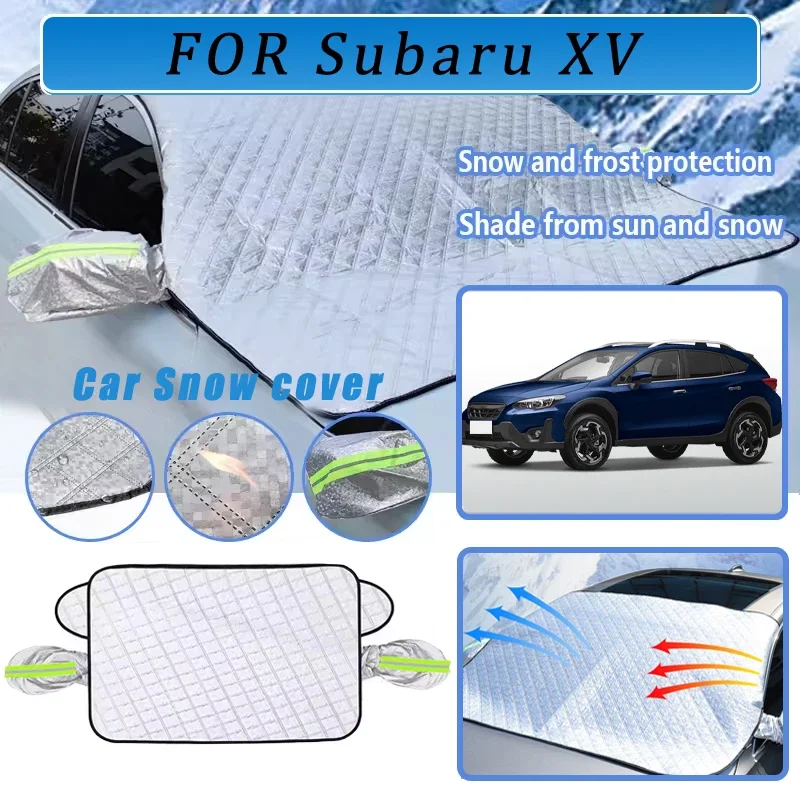 سميكة سيارة الآن ظلة غطاء الزجاج الأمامي مع 5/9 مغناطيس الأشعة فوق البنفسجية حماية مكافحة على الجليد ضوء الشمس لسوبارو XV