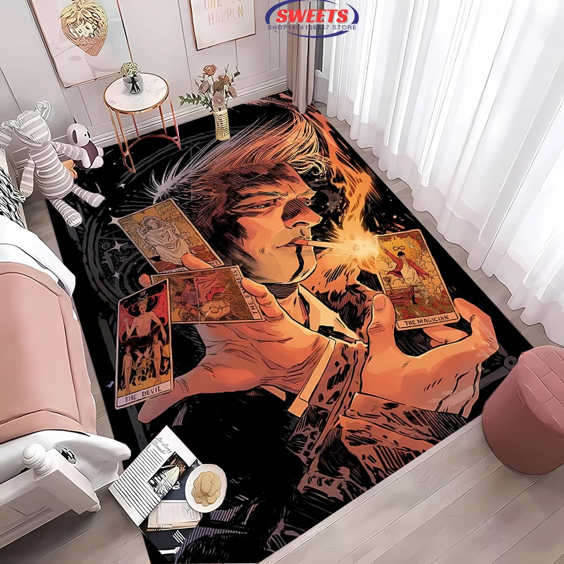 DC Calssic Movie Constantine Carpet,Living Room and Bedroom Household Items,Kid's Room Sofa Mat,Doormat Floor Anti-slip Rug,Gift