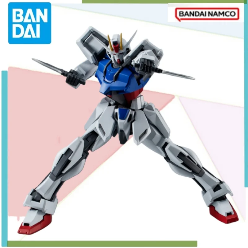 반다이 오리지널 애니메이션 모델 액션 피규어 건담 THE ROBOT SPIRITS GAT-X105 스트라이크 건담 버전 애니메이션 크리스마스 선물