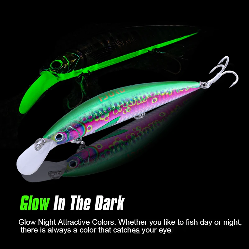 do luminous fishing lures work Tom's Taz FLP Pink Maximize Shrimp Vitality 5pcs Night Fishing Lures with