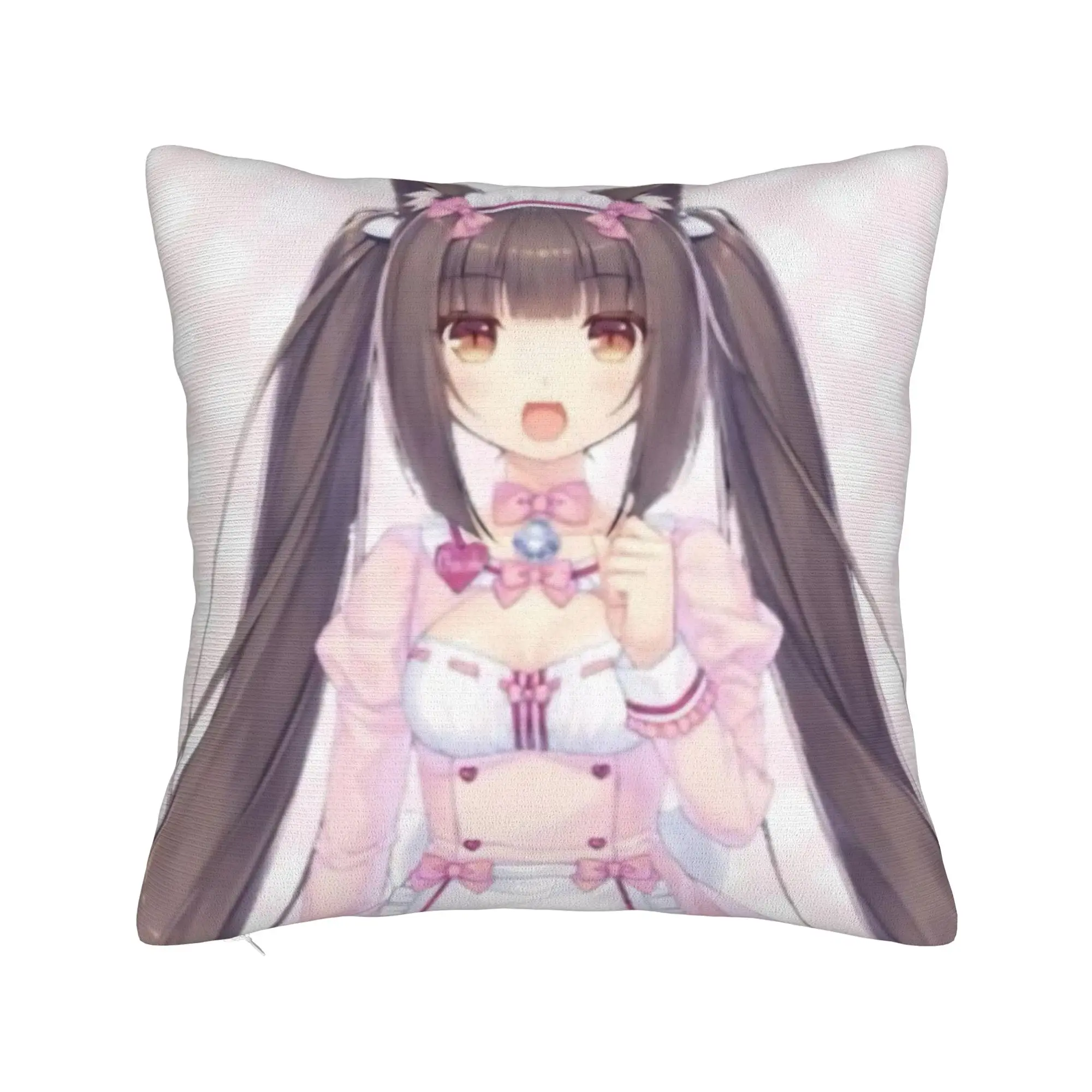 Anime N-Nekopara Pillow Covers Merch Printed Cushion Cover Decor  Pillow Case Cover Home Multi Size