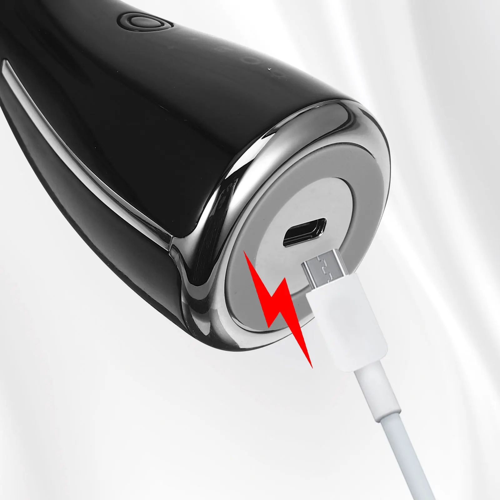 1 Juego de masajeador de cuello para mujer, dispositivo de belleza para el cuello, compacto, portátil, carga rápida, herramienta de eliminación de arrugas de larga duración, estiramiento facial