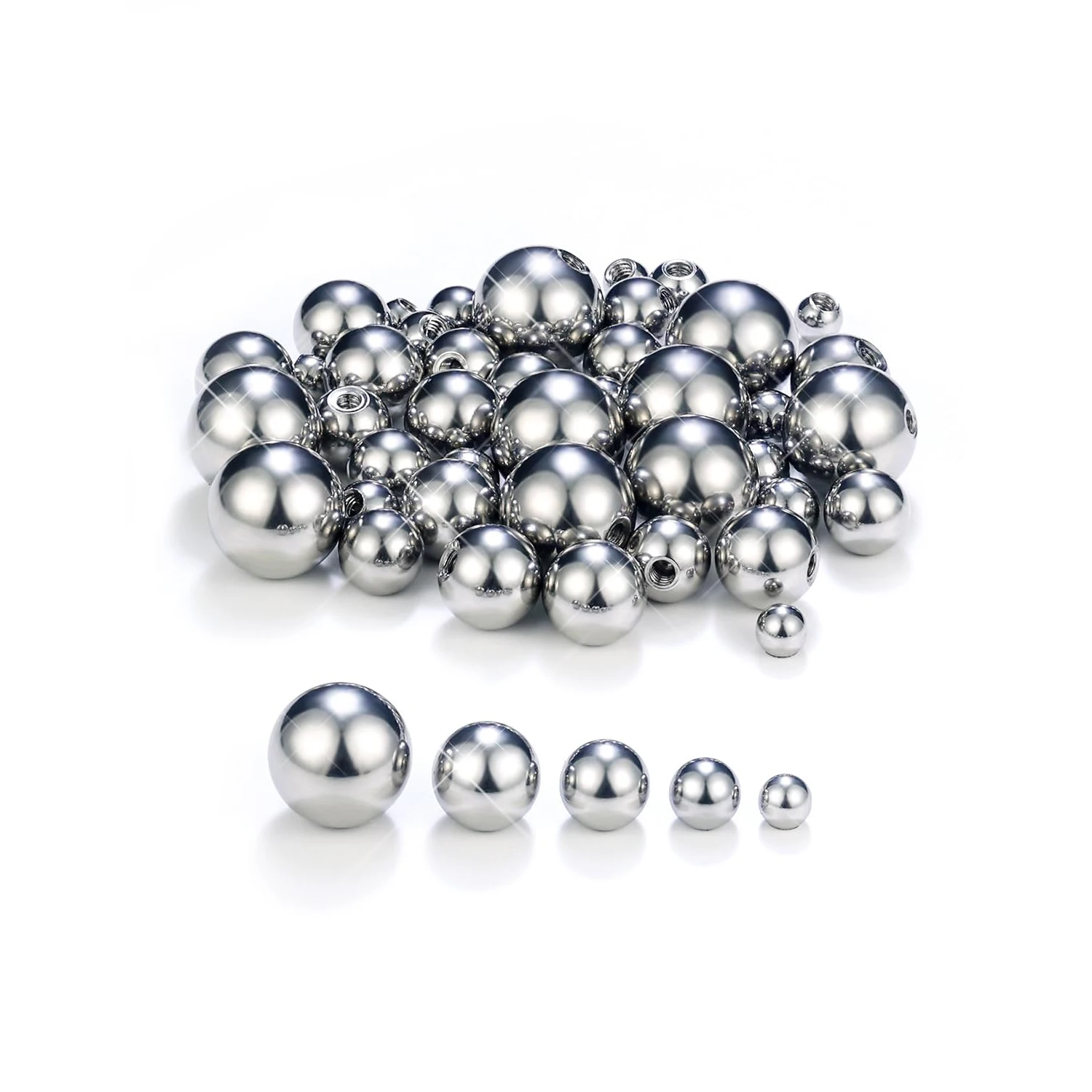Body Jewelry Replacement Ball - 14G 3mm 4mm 5mm 6mm 8mm