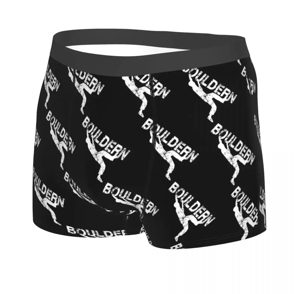 Bouldering Rock Climbing Underwear Male Sexy Printed Climber Boulder Wall Boxer Shorts Panties Briefs Breathable Underpants