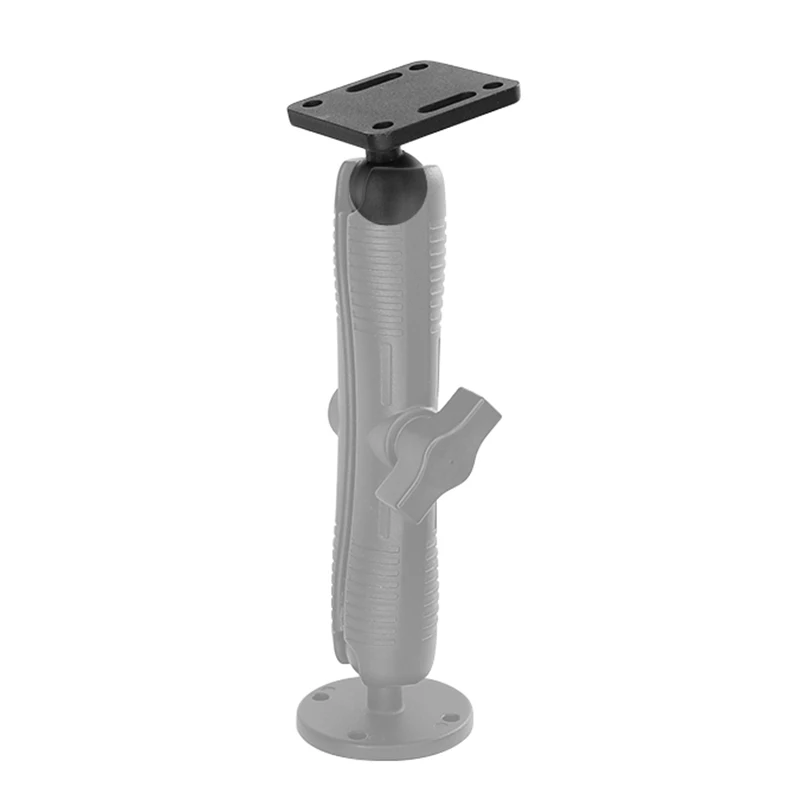 1 Inch 25mm Ball Mount Base with Aluminum Alloy Square Ball Plate Support Compatible with RAM Mount Double Socket Arm