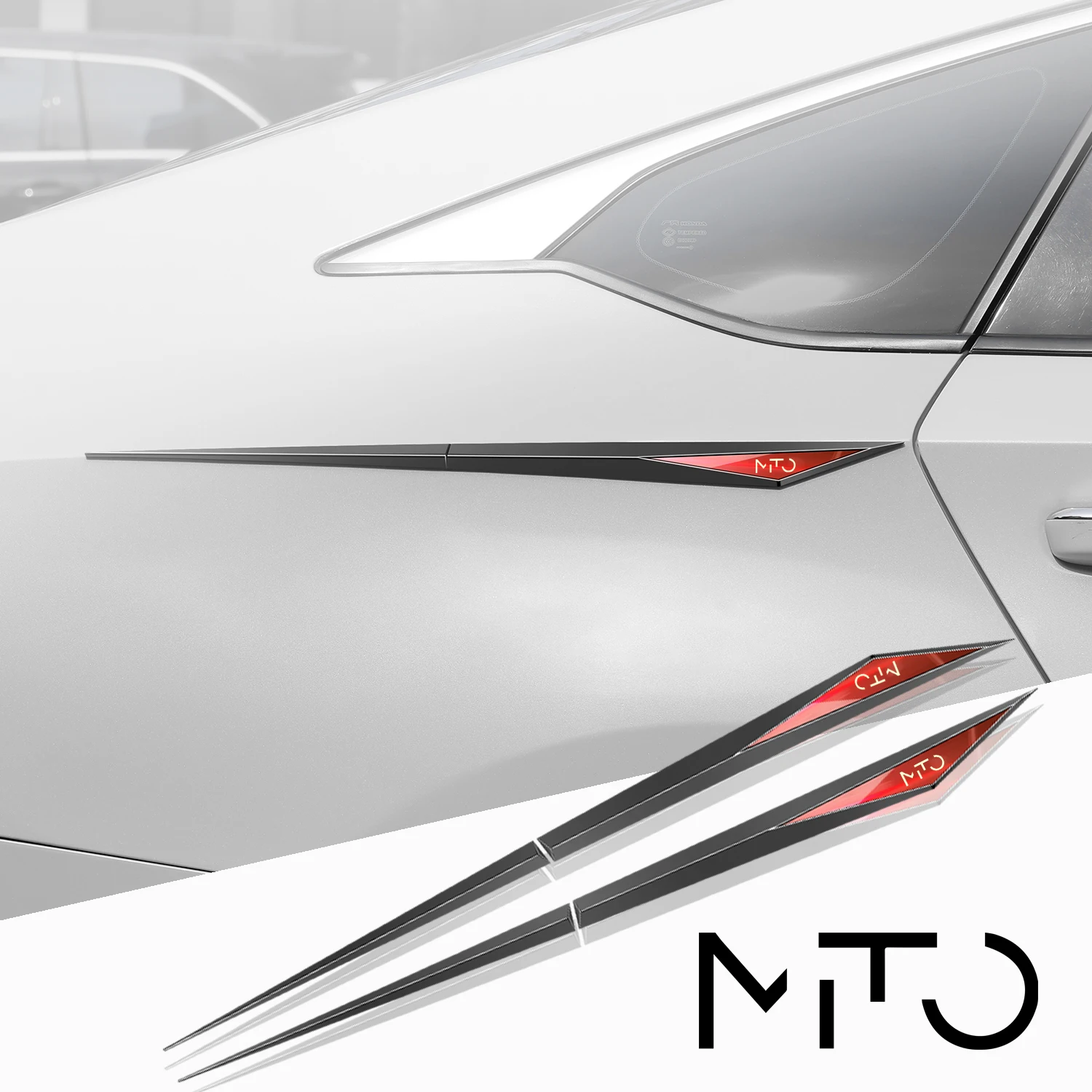

2 шт., автомобильные наклейки из ТПУ для alpha romeo mito
