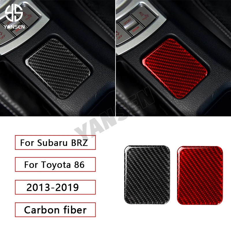 

Heated Seat Button Sticker Carbon Fibre Interior Sticker Interior Modification For Subaru BRZ Toyota 86 2013-2019 Accessories