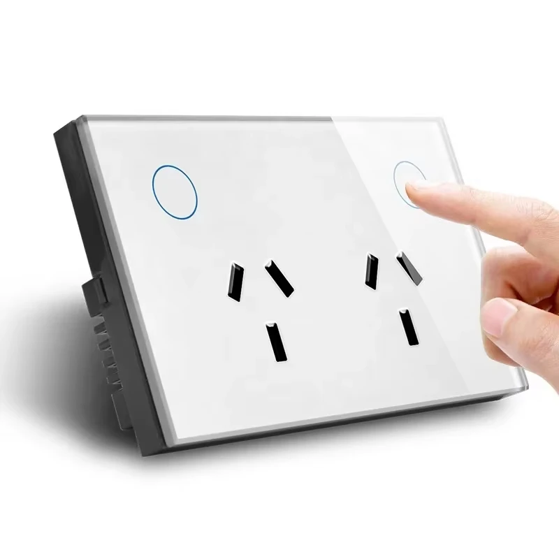 Matter Smart Wall Socket  120 Type AU Plug Outlet 16A Power Touch Switch Wireless Remote Contorl by Alexa Google Home image 2