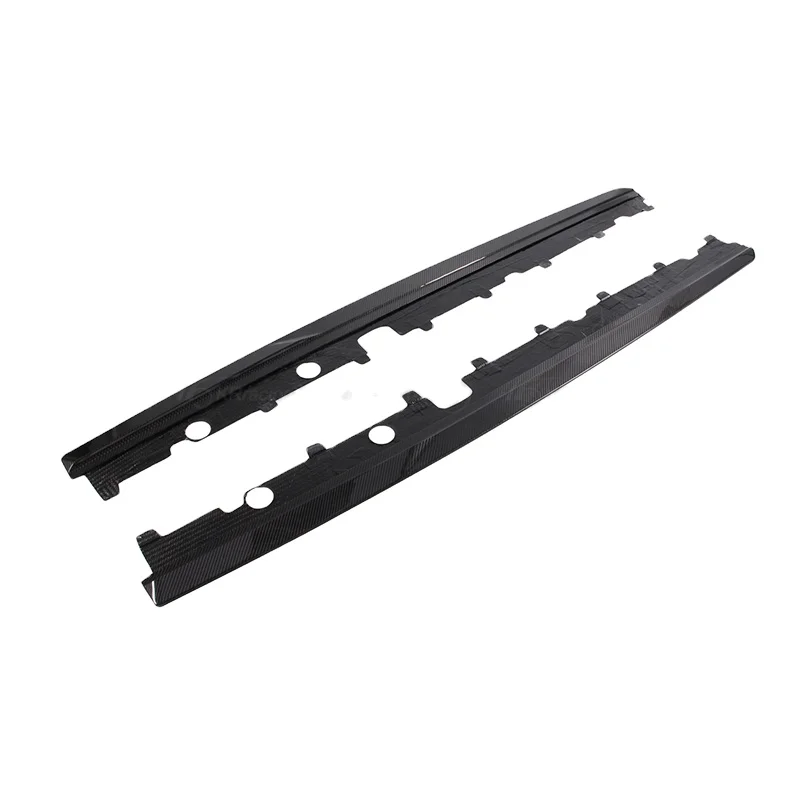 

suitable for Performance Style Dry Carbon Fiber Car Side Skirts for Audi R8 Kit 2016-2019