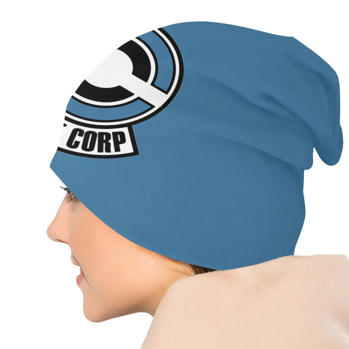 Custom Capsule Corp. Beanie Bonnet Knit Hat Men Women Fashion Unisex Warm Winter Skullies Beanies Cap