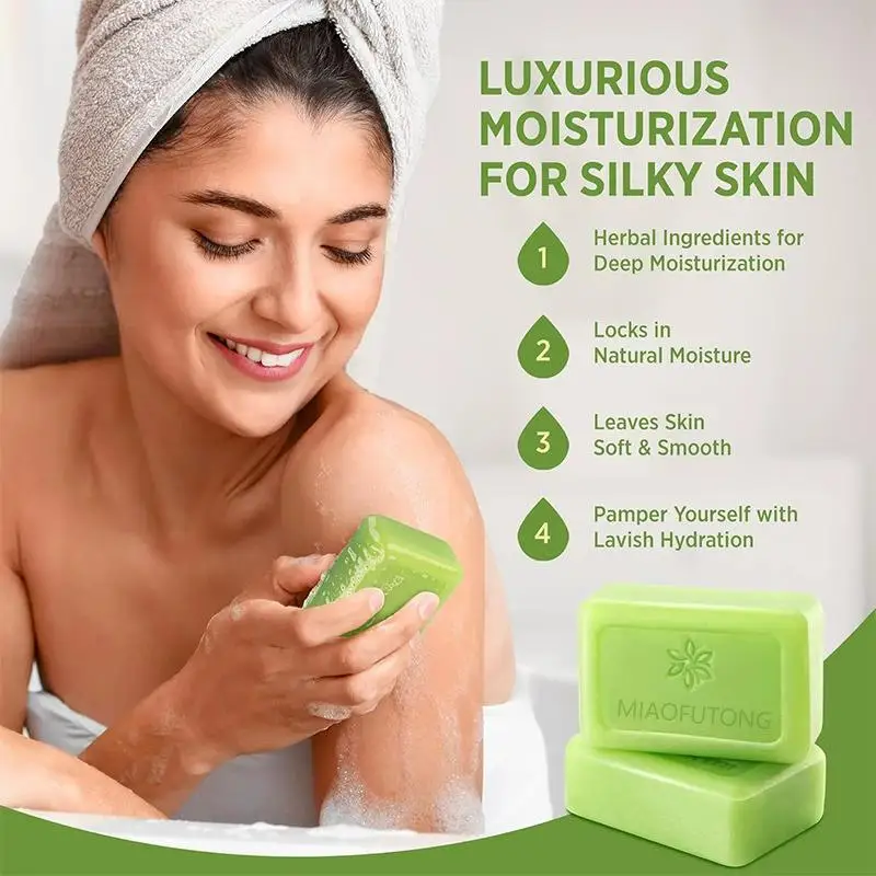 1/2pc Tea Tree Oil Antifungal Soap 115g Body Handmade Soap Deep Cleansing Soap Gentle Exfoliating Bar Soap for All Skin Type