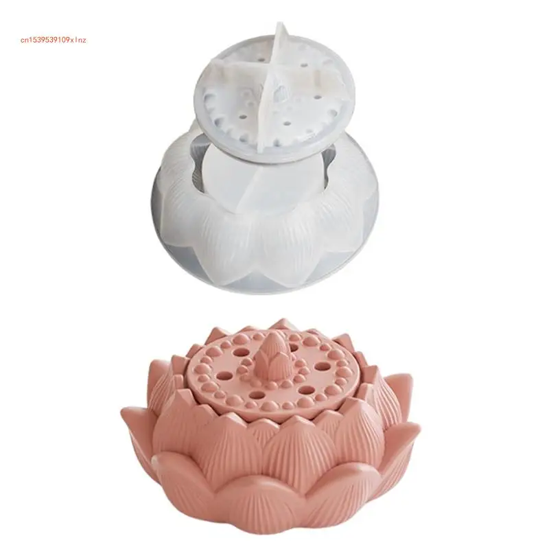 Storage Box Silicone Mold Flowers Shaped Jewelry Box Epoxy Resin Molds DIYs Gypsum Jar Home Decors