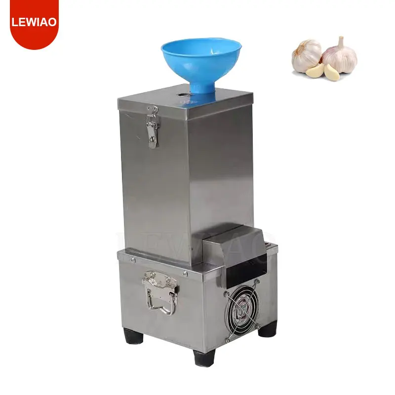 جديد وصول 25 كجم/ساعة الفولاذ المقاوم للصدأ 180 واط التجارية آلة تقشير الثوم الكهربائية الثوم الجلد إزالة صانع #4