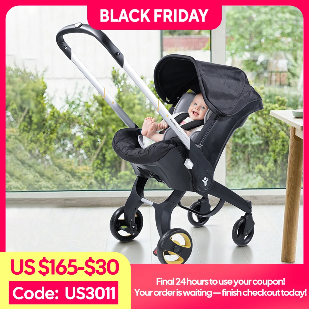 

Portable baby stroller, Folding handcart, Two-way push, Adjustable sunshade, newborn stroller