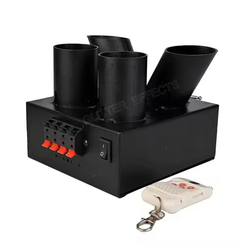 Stage Cold Fountain Wedding Remote Control 4 Heads Stage Effect Machine